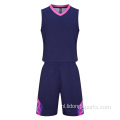 Men Two Piece Basketball Wear Custom Basketball Jersey